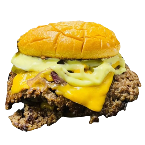 Mushroom Melt Beef Burger